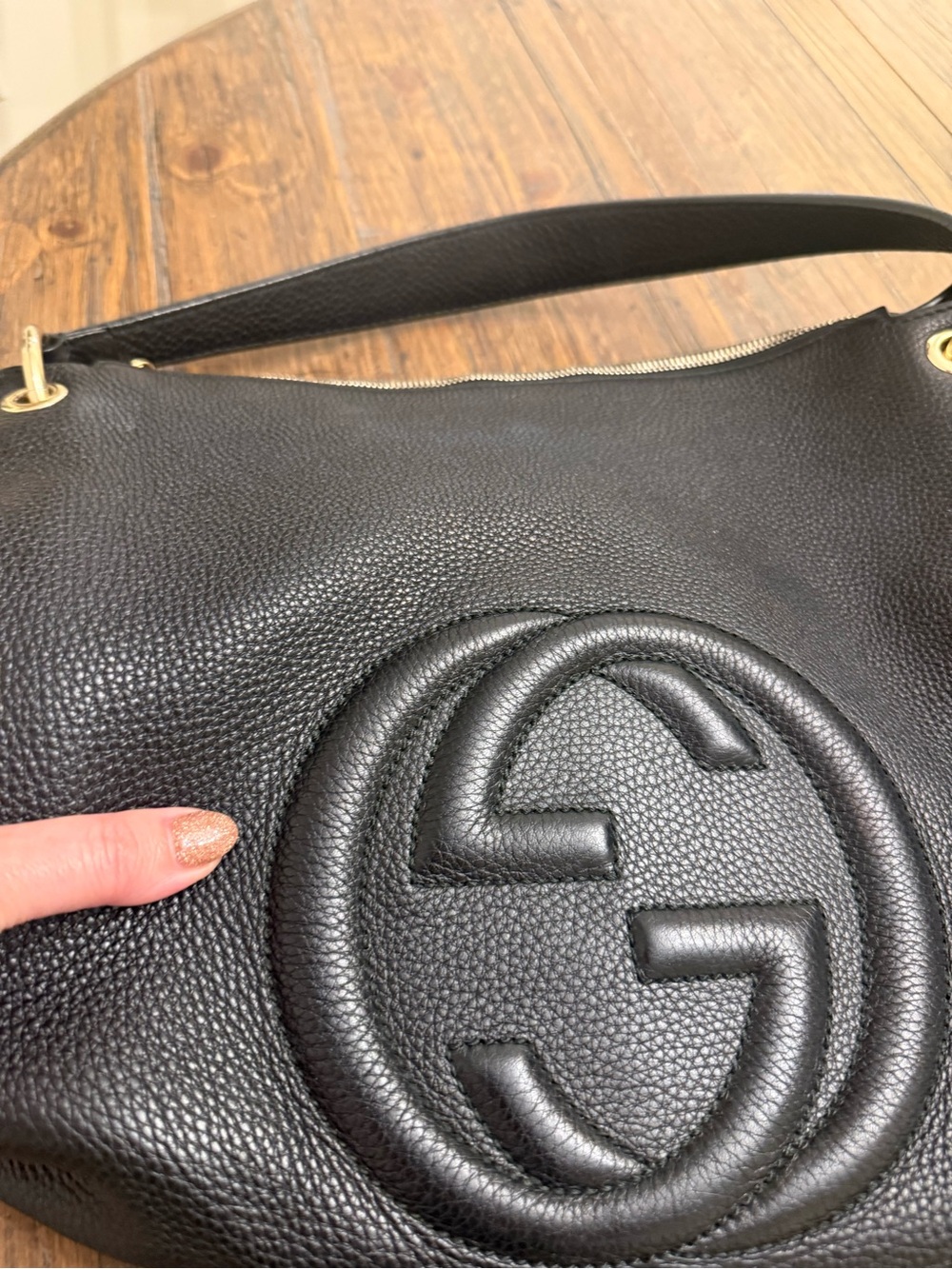Gucci Soho Crossbody Tote Bag - Picture 3 of 11